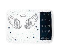 Manta Mensual de Hitos con Diseño Floral para Sesiones de Fotos de Recién Nacidos, Franela Súper Suave de 28 X 40 Pulgadas (#2)