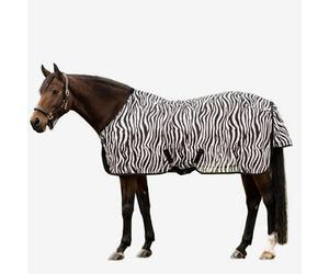 Manta Mosquitera Caballo Poni Estampado Cebra 155 cm
