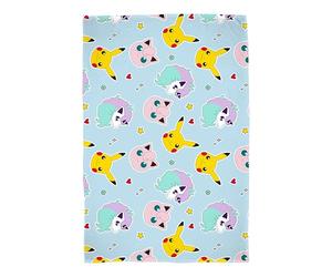 Manta Oficial Pokémon de Forro Polar | Súper Suave y cálida | Diseño “Spirit hogar, Dormitorio, pijamadas y Camping | 100 × 150 cm | Multicolor