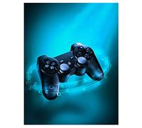 Manta para Bebé 3D Gamepad Gamer Niño niña Adolescente Gaming Manta de Franela Video Controlador de Juegos Throw Blanket para Cama Sofá Oficina Viaje Camping (Azul, 130x150 cm)