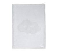 Manta para bebé con nubes gris gris