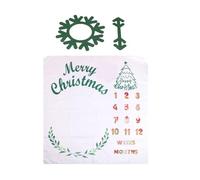 Manta para bebé con tabla de crecimiento para registro de edad mensual, accesorio de fondo de fotografía suave y cómodo