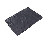 Manta para bebé, Manta de Felpa Portátil de Doble Cara Resistente para Evitar que Se Encoja, Acampar Al Aire Libre para el Hogar (Gris oscuro)
