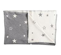 Manta para bebé Schardt 15 001 201 Big Star, 95 x 120 cm, color rosa gris gris