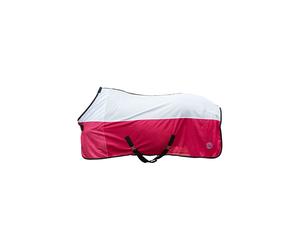 Manta para caballo HKM Fly manta Colourful - EU115/UK5'3/US63" / Magenta