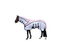 Manta para caballo HKM Fly manta Light - Rose/White / EU115/UK5'3/US63"