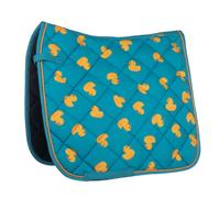 Manta para caballo HKM Saddle manta Naples - Pony Dressage / Blue/Yellow