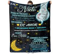 Manta para Cama Personalizado Regalos para Mi Nieta De Abuela, Manta De Franela, Manta para Mi Nieta Invierno Mantas De Correo, Nieta Regalos De Cumpleaños Navidad, Manta Sofa Español Mensajes