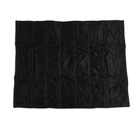 Manta para Chimenea de Tela Oxford Negra de 2 Capas de algodón, tapón contra Corrientes de Aire para Chimenea, Bloqueador térmico para Chimenea con Cierre de, Ideal para Uso (45x34 Pulgadas)