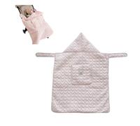 Manta para cochecito | Funda para portabebés, portabebés cálido a prueba de viento para invierno, manta para cochecito con patrón de corazón lindo con bolsillo, funda para asiento de coche infantil s