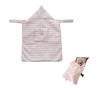 Manta para cochecito | Funda para portabebés, portabebés cálido a prueba de viento para invierno, manta para cochecito con patrón de corazón lindo con bolsillo, funda para asiento de coche infantil s