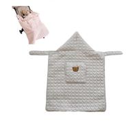 Manta para cochecito | Funda para portabebés, portabebés cálido a prueba de viento para invierno, manta para cochecito con patrón de corazón lindo con bolsillo, funda para asiento de coche infantil s