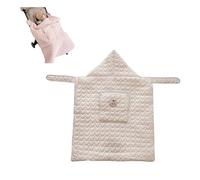 Manta para cochecito | Funda para portabebés, portabebés cálido a prueba de viento para invierno, manta para cochecito con patrón de corazón lindo con bolsillo, funda para asiento de coche infantil s