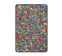 Manta Para Colorear DIY 150x125 Cm Manta Pintura Polar Para Niños, Alfombra Creativa Dibujo Colorear Con 24 Pinceles Colores, Mantas Artística Reutilizable Actividad Infantil Regalo Personalizado