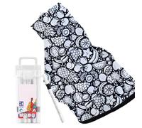 Manta para colorear DIY para adultos: colorea tu propia manta con 24 bolígrafos, proyecto creativo de arte de dibujo de forro polar, decoración de dormitorio suave y acogedora, regalo personalizado pa