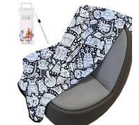 Manta para Colorear, Manta para Colorear para Adultos, colorea Tus propias Mantas con bolígrafos para Colorear, Mantas Decorativas Creativas, Manualidades artísticas, Proyecto de Arte de