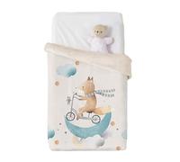 Manta para Cuna y Minicuna Zorro Baby VIP MANTEROL. Ideal para arropar a tu bebé (C07, Minicuna)