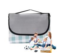 Manta para exteriores - Estera plegable impermeable grande de 59 x 78 pulgadas con asa de transporte y respaldo antideslizante. Accesorio de viaje cómodo para picnic, camping, lado de la piscina