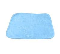 Manta para Gatos, Esterilla para Dormir, Manta Cálida y Cómoda para Mascotas, Forro Portátil de Doble Cara para Gatos y Perros de Interior (Azul)