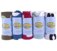 Manta Para Mascotas Con Huellas 80 X 80 Cm - Granate