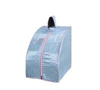 Manta para sauna Tienda de campaña portátil for sala de Sauna de con sombrero, SPA de baño adelgazante, soporte de Metal de acero inoxidable fuerte sin olla de Para el detox casero calma tu cuerpo(Bla
