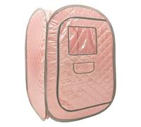 Manta para sauna Tienda de sauna portátil, spa de cuerpo completo plegable for una persona for terapia de desintoxicación sin izador de sauna Para el detox casero calma tu cuerpo (Color : Pink-No ste