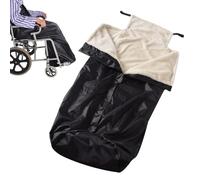 Manta para Silla de Ruedas, 210 Oxford revestida, 120 x 65 cm, cálida para Silla de Ruedas, Cubierta de Forro Polar, Manta Aislante Suave para Pacientes discapacitados, Viajes al Aire Libre y