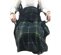 Manta para Silla De Ruedas, Bufanda a Cuadros, Ligera Manta para Silla De Ruedas para Invierno, Piernas, Funda para Calentar Los Pies, Protección contra El Viento, Saco De Dormir