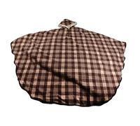 Manta para Silla de Ruedas,Media Funda para Mantener el Cuerpo Caliente,Ligera,de Doble Capa,con Capucha,Chal para Uso en Viajes