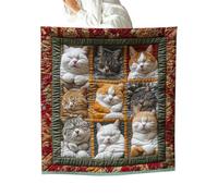 Manta Para Sofá | Estampado De Gatos Amigable Con La Piel | Manta De Franela Que Abriga | Para Sofá, Sala De Estar, Cocina, Dormitorio, Silla, Coche, Cama, Hombres, Mujeres, Niño, Niños, Niñas,