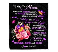 Manta Personalizada con el Texto My Amazing Son Wolf, de mamá, papá, Madre, Padre, Luna, Lobo, Hijo, cumpleaños, graduación, Navidad, Manta Polar Personalizada.