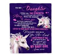 Manta Personalizada para mi Sobrina de tía, tía, tío, te Deseo Mucha Fuerza, Unicornio, Sobrina, cumpleaños, graduación, Navidad, Manta Polar Personalizada.