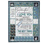 Manta personalizada para mi sobrina de tía y tío "Solo haz lo mejor que puedas", ríe, ama, vive, lobo, sobrina, cumpleaños, graduación, Navidad, manta de forro polar personalizada para cama.