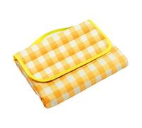 Manta Picnic Esterilla De Picnic A Prueba De Humedad, Portátil, For Excursiones De Primavera, Camping, Gruesa, No Tejida, Colchón Ligero Y Plegable, Esterilla De Playa For Exteriores(Yellow,2X3.0M)