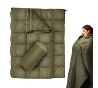 Manta Plegable De Plumón - Tamaño 79x55 Pulgadas, Cálida Multifuncional Para Exteriores, Manta Ligera | Bolsa De Viaje Impermeable Para Picnic En La Playa, Resistente A La Arena, A Prueba