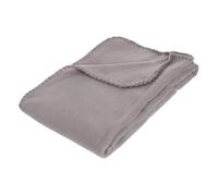 Manta polar atmosphera marrón algodón (125 x 150 cm) 25 cm