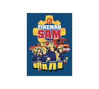 Manta polar - AYMAX - Sam el Bombero - Multicolor - Sintético - Lavable