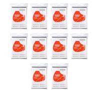 Manta portátil multifuncional de 10 lotes para supervivencia, camping y refugio de emergencia