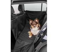 Trixie Funda Protectora Asientos Coche con Partes Laterales, Divisible, Negro, 1,55 × 1,30 m