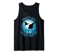 Manta Ray es Mi Espíritu Animal Submarino Amante del Mar Buceo Camiseta sin Mangas