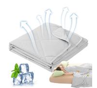 Manta refrescante - Manta refrescante para los sudores nocturnos | Edredón fino de 3 capas | Manta de enfriamiento ligera y fría, para sofá, manta de sueño nocturno