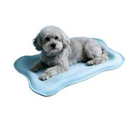 Manta refrescante para gatos, 22,8 pulgadas, lavable con forma de hueso | Almohadilla de enfriamiento de poliéster para gatos, perros, gatitos, cachorros, interiores y exteriores, balcón, coche