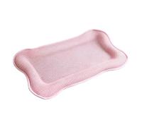 Manta refrescante para perros | Almohadilla de dormir portátil con forma de hueso de 16.5 x 22.8 pulgadas, tapete de enfriamiento para mascotas, para interiores y exteriores, hogar, balcón, coche