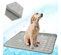 Manta Refrescante para Perros Gatos, Esterilla Refrescante para Perros y Gatos Alfombra de Enfriamiento, Alfombra de Refrigeración para Mascotas, Alfombrilla de Refrigeración para Mascotas(70x55 cm)