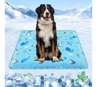 Manta Refrescante para Perros Gatos, Esterilla Refrescante para Perros y Gatos con Gel no Tóxico, Alfombra de Refrigeración para Mascotas Alfombrilla de Refrigeración Automática para Mascotas(60x90)