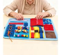 Manta Sensorial Infantil,Tablero Calmante Para Niños,Juguetes Anti-Estrés para Mantener las Manos Ocupadas - Para Personas Mayores Enfoque Del Estrés Y De La Tensión Estado De Ánimo Y Declive De La Me