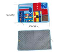 Manta Sensorial para Personas Mayores - Tablero De Actividades Calmante | Manta Antiestrés para Adultos Mayores - para Personas Enfoque del Estrés Y De La Tensión Estado De Ánimo Y Declive De