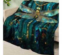 Manta Sofa Azul Animal Verde Plaid Cama Termica Franela Mantas para Cama Lavable Mantas para Cama Duradero Plaid Sofa Cuatro Temporadas Jarapas para Sofas Suave Blanket 200x200cm