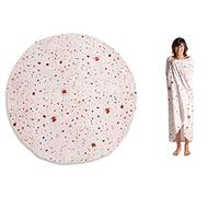 Kanguru Piadina Burrito Blanket Manta EN Poliester, 100, Beige, 160x160 cm