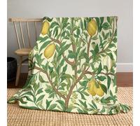 Manta Sofa Polar 180×220 Cm -Diseño De Hoja Verde Vegetal Mantas Cama, Mantas Sofá Grande, Manta Patrón De Limonero Franela, Extra Suave Y Caliente, Microfibra Flannel Camping Blanket,Verde Amarillo